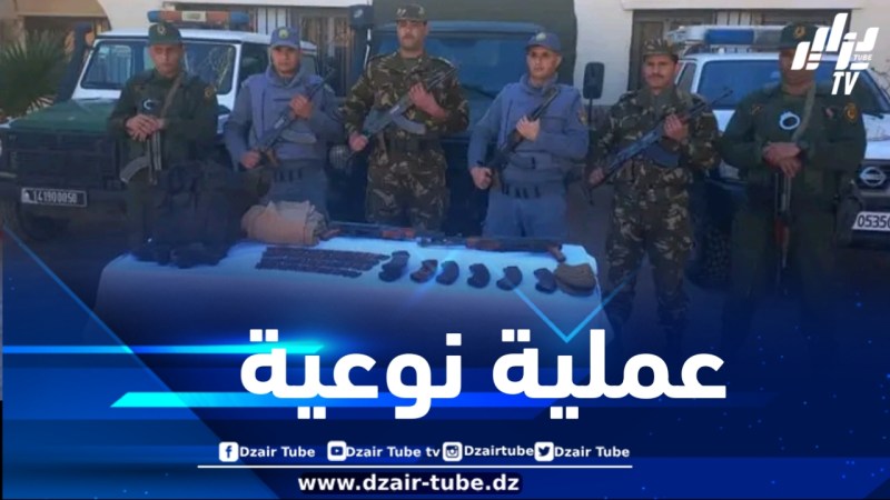 حجز سلاحين من نوع كلاشينكوف وكمية من الذخيرة بالنعامة
