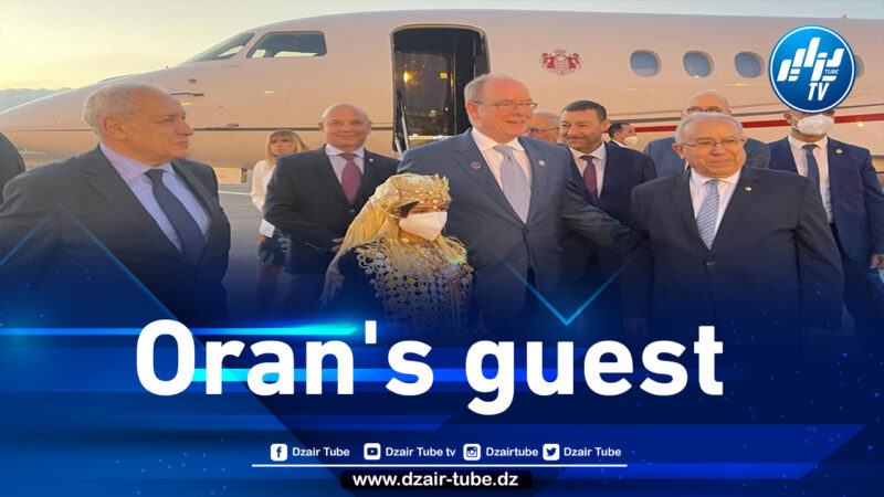 Arrival in Oran of His Highness the Prince of Monaco Albert II