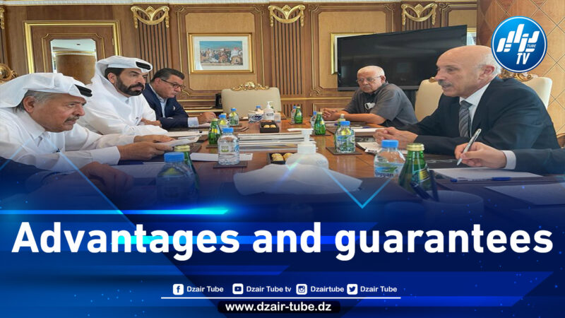 Algerian Ambassador in Doha discusses with Chairman of the Board of Qatari Al-Faisal Company the necessary arrangements to start implementing investment projects in Algeria
