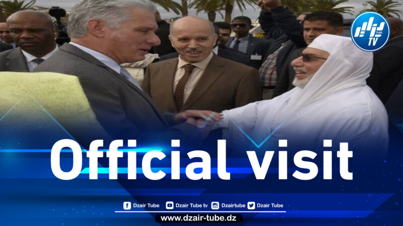 Cuban President pays visit to Great Mosque of Algiers (Djamaa El-Djazair)