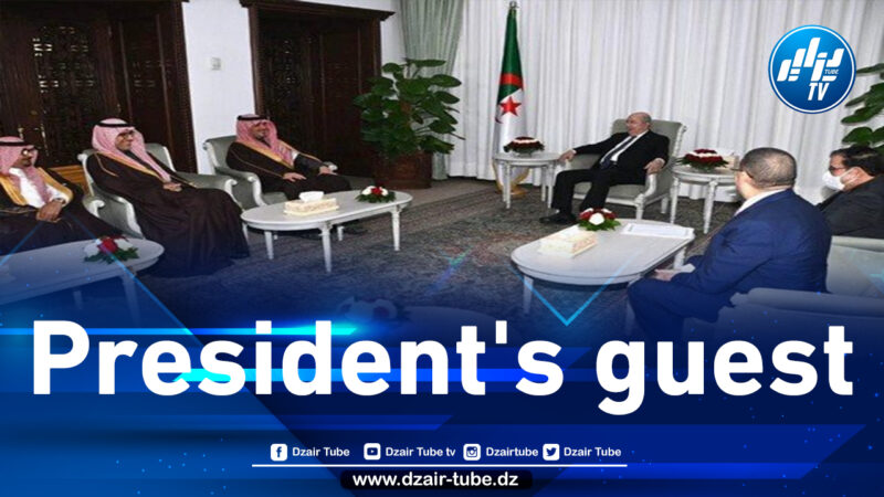 President Tebboune receives Saudi Interior Minister