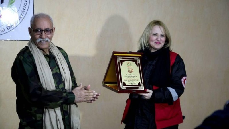 Saharawi President Ghali honors President of Algerian Red Crescent Hamlaoui