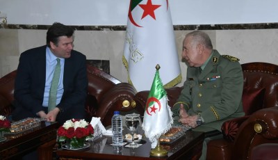 Army General Saïd Changriha receives Minister of State for British Armed Forces