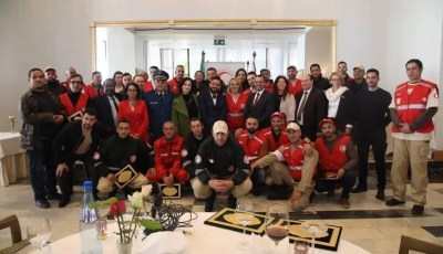 Algerian Red Crescent’s President honors rescue team following honorable performance in Syria