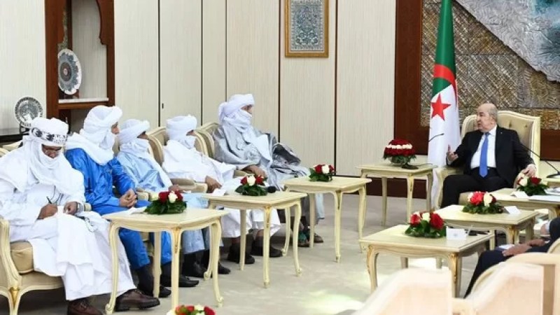 President Tebboune receives presidents, representatives of Malian political movements