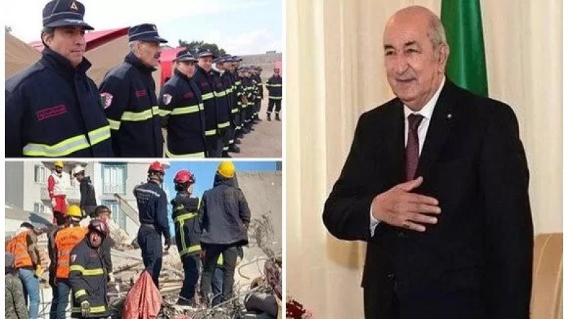Syria, Turkey earthquake: President Tebboune hails Civil Protection units for tireless efforts in rescuing disaster victims