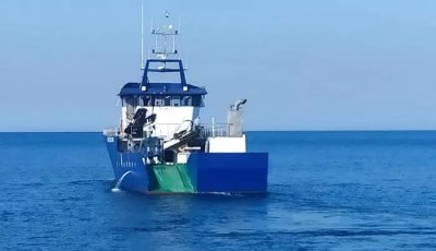 3rd deep-sea fishing boat, manufactured by Algerian company CORENAV, received, 02 new similar vessels under construction