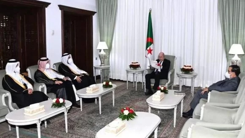 President Tebboune receives special envoy of Qatar’s Emir