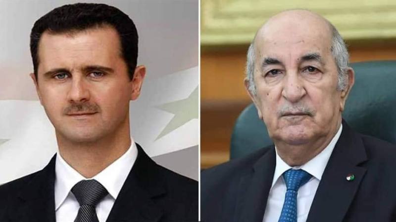 “Algeria, 1st country to respond to call for help launched by Syria,” says President Bashar al-Assad