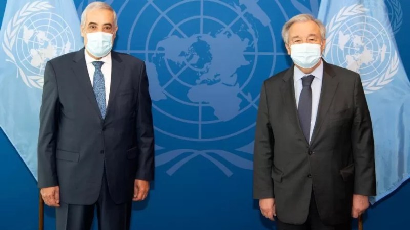 Appointed Director of Cabinet of Presidency of Republic, Larbaoui bids farewell to Antonio Guterres