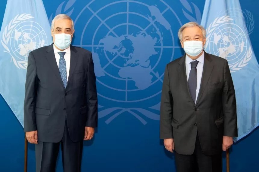 Appointed Director of Cabinet of Presidency of Republic, Larbaoui bids farewell to Antonio Guterres