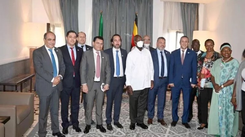 Ugandan President receives CREA delegation, headed by President Kamel Moula