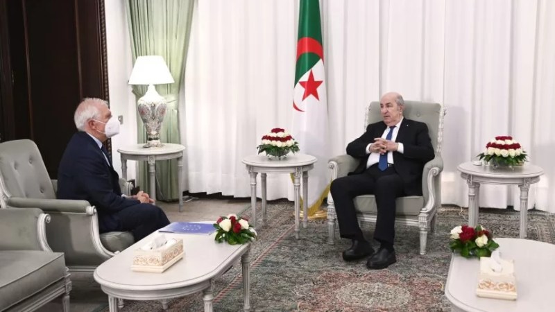 President Tebboune receives High Representative of EU for Foreign Affairs, Security Policy Josep Borrell Fontelles