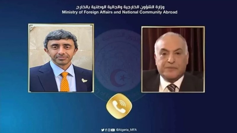 UAE’s FM Abdullah bin Zayed congratulates Algerian counterpart Ahmed Attaf
