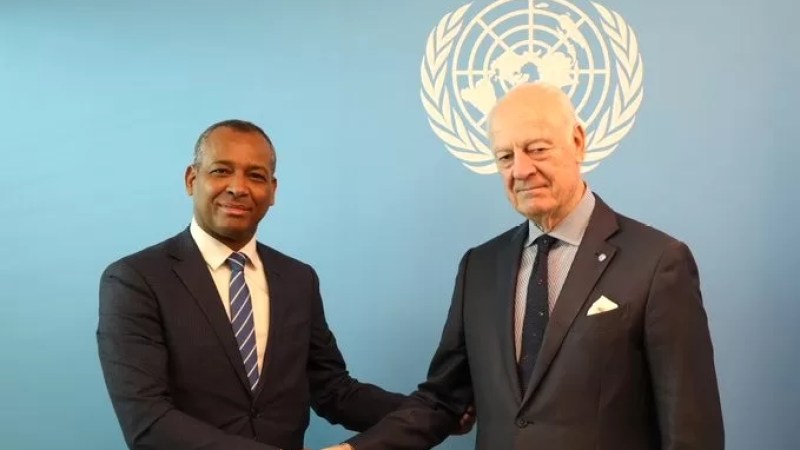 Western Sahara: Representative of Polisario Front at UN holds consultations with Staffan de Mistura in New York