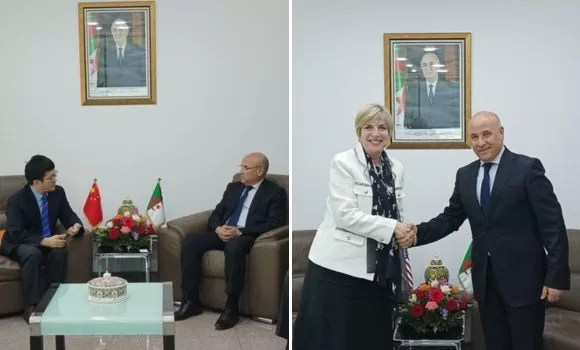 Algeria discusses with China, USA mechanisms to enhance trade relations