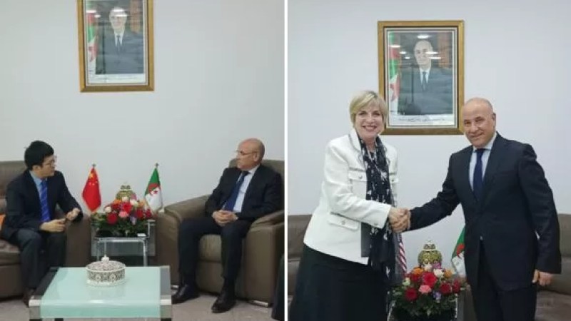 Algeria discusses with China, USA mechanisms to enhance trade relations