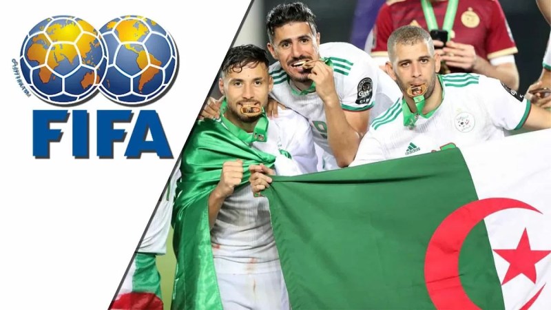 FIFA football rankings: 34th, Algeria gains six spots