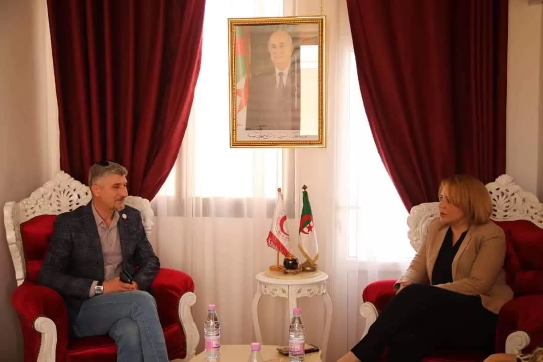 President of Algerian Red Crescent, representative of Italy’s International Committee for Development of Peoples discuss means to support Saharawi refugees