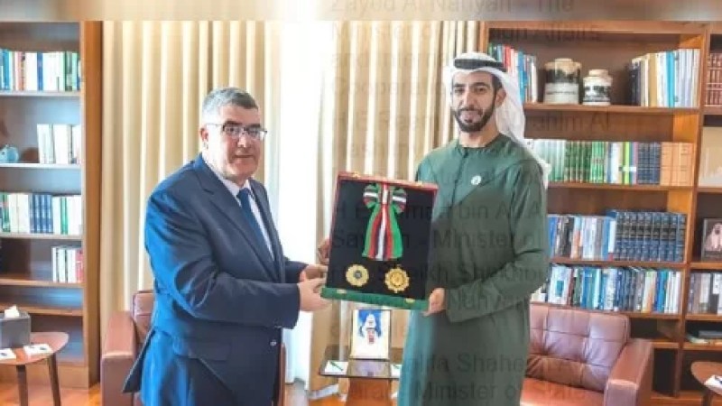 UAE President awards Algerian Ambassador First Class Medal of Independence