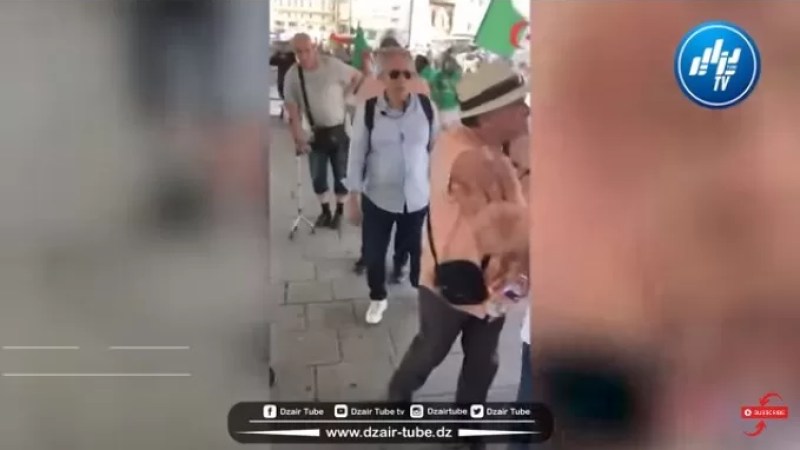 Individuals associated with Morocco’s Makhzen, terrorist organization MAK attack Algerians peacefully raising national flag, chanting in favor of Algeria – Video