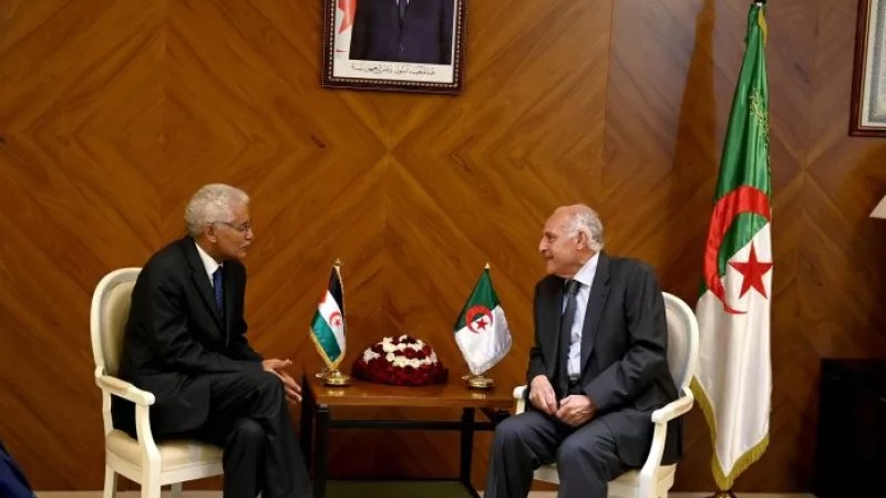 Algerian Foreign Minister, Ahmed Attaf, Meets Saharawi Counterpart to Discuss Western Sahara Issue