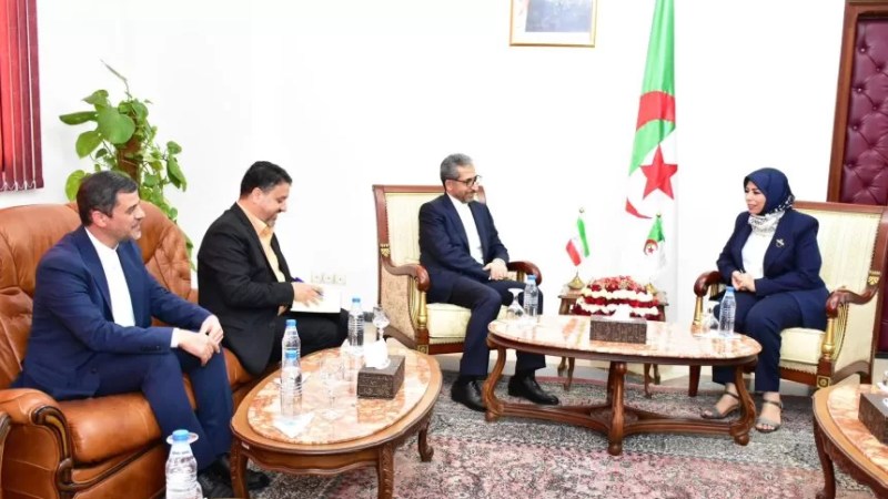 Algeria’s Minister of Relations with Parliament Holds Meeting with Iranian Ambassador, Emphasizing Strong Bilateral Relations
