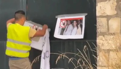 Lalla Salma’s picture features on banners of disgruntled Moroccans demonstrating in front of Mohammed VI’s palace in Paris