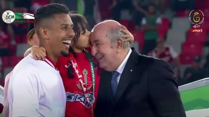 President Tebboune’s Heartwarming Gesture Goes Viral During Algerian Cup Medal Ceremony- Video