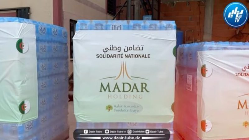 Madar Holding Extends a Helping Hand to Families Affected by Fires: A Testament to Algerian Spirit of Solidarity