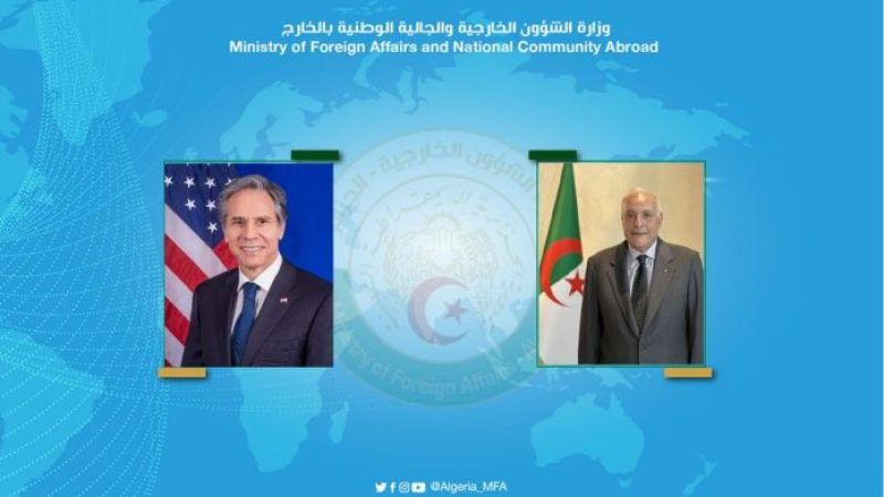 Algeria’s FM Invited by Blinken to Pay a Working Visit to the USA: Enhancing Bilateral Cooperation and Strengthening Ties