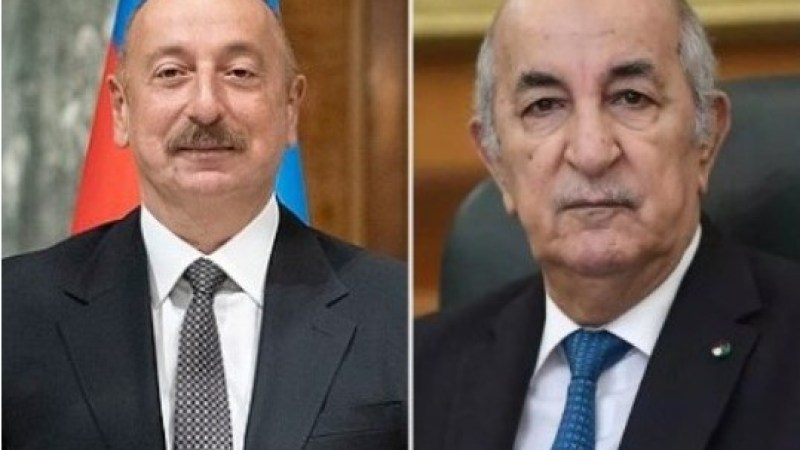 Azerbaijani President Aliyev Extends Official Invitation to Algerian President Tebboune for State Visit