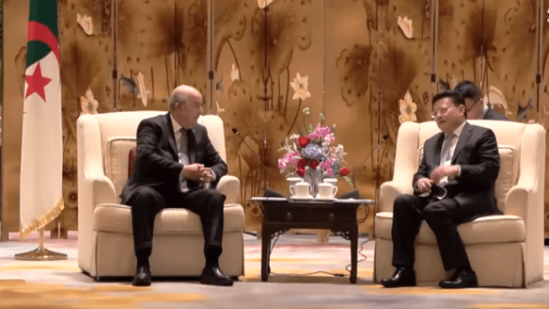 Algerian President Tebboune Holds Fruitful Meeting with Vice-Secretary of Chinese Communist Party
