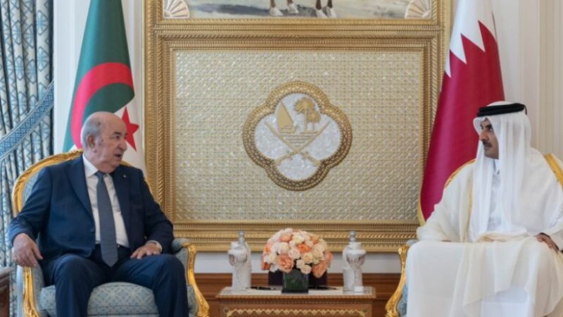 President Tebboune Strengthens Bilateral Ties with Qatar: Promising Talks with the Emir