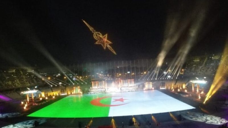 Spectacular Celebration: Algeria Shines Bright at the Opening Ceremony of the Arab Sports Games 2023