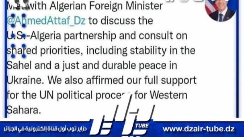 Western Sahara: Blinken Affirms American “Full Support” for the UN Process