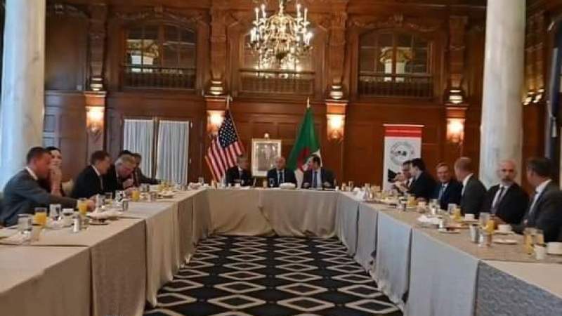 Algerian FM Attaf Meets in Washington with Economic Operators and American Businessmen, Strengthening Algerian-American Business Ties