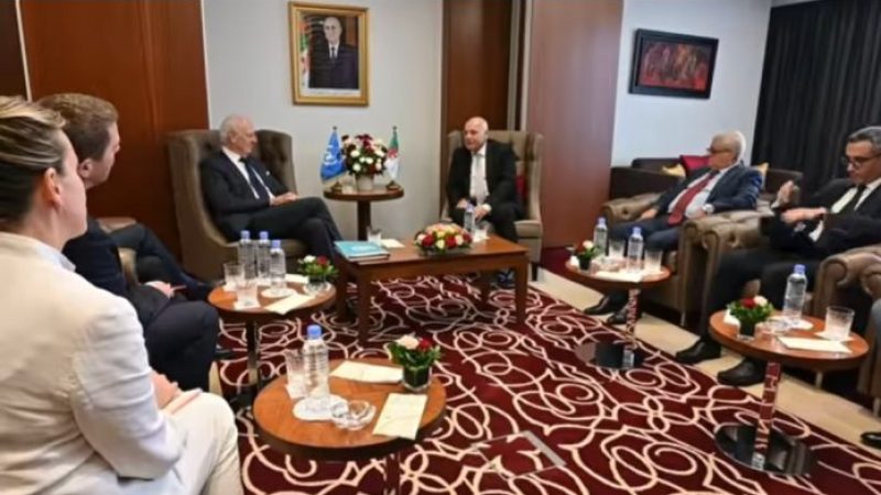 Algeria’s Minister of Foreign Affairs, Ahmed Attaf, Receives UN Secretary-General’s Personal Envoy for Western Sahara, Staffan de Mistura