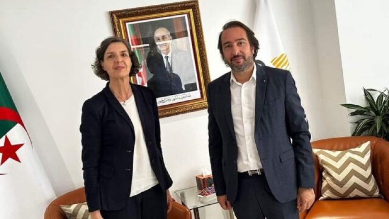 President Kamel Moula, Algerian-German Chamber of Commerce Director Monika Erath Foster New Horizons of Collaboration