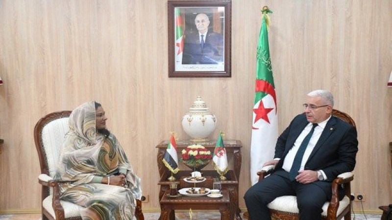 APN: Boughali Welcomes Sudanese Ambassador in Algiers