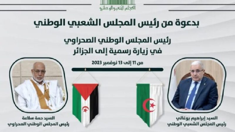 Parliamentary Diplomacy: President of Sahrawi National Council to Visit Algiers