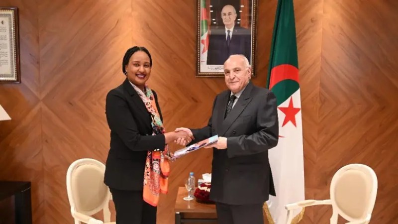 Algerian Foreign Minister Meets New Resident Representative of WFP