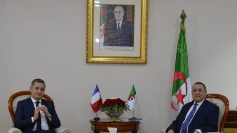 Algerian Interior Minister Merad Welcomes French Counterpart Darmanin to Discuss Bilateral Cooperation