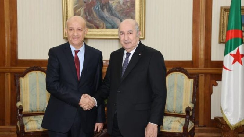 President Tebboune Receives New Secretary General of FLN