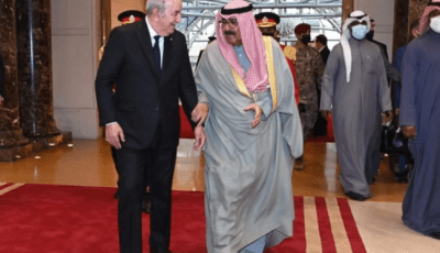 President Tebboune Holds Telephone Conversation with Crown Prince of Kuwait