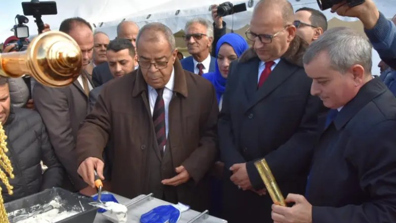 Minister Aoun Lays Foundation Stone for New Saidal Pharmaceutical Plant in Mostaganem