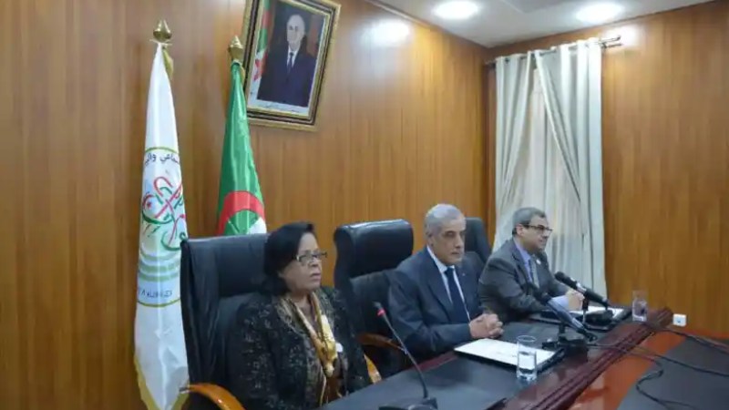 Algerian Prime Minister Nadir Larbaoui Officially Installs Rabia Kherfi as President of CNESE