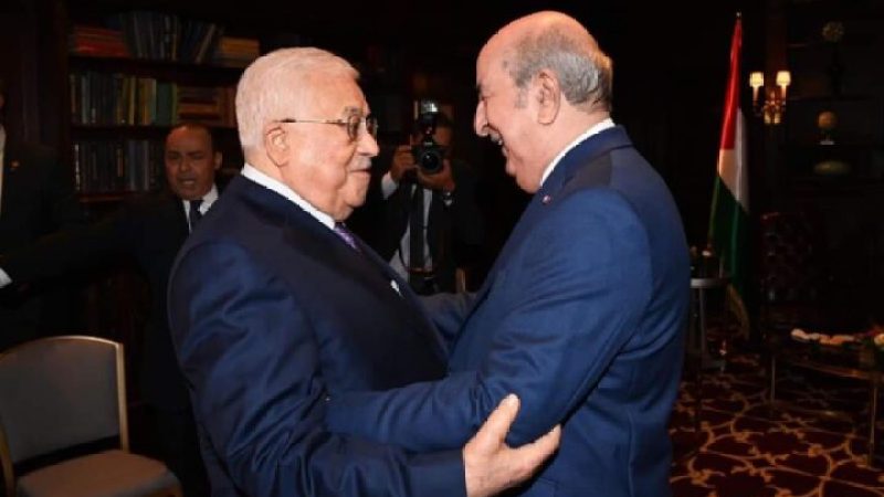 President Tebboune Receives Message from Palestinian President Mahmoud Abbas on Ongoing Occupied Territories’ Conditions