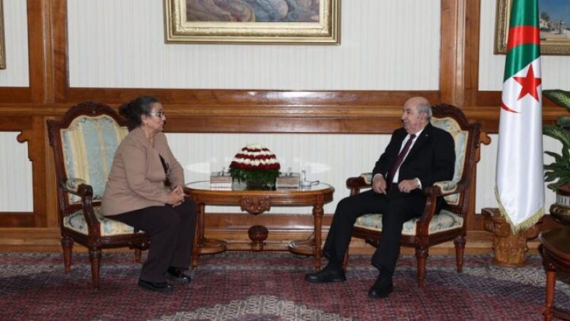 President Tebboune Holds Talks with Louisa Hannoune, Mustapha Hidaoui on National, Regional Matters