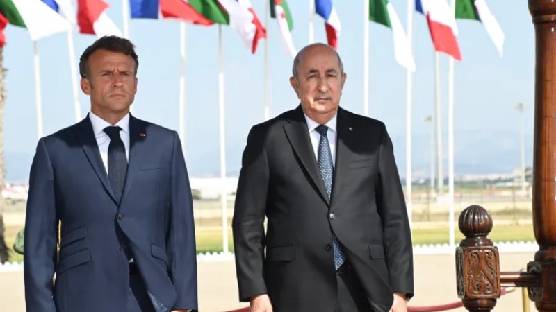 Presidents Tebboune, Macron Discuss Upcoming Visit to France